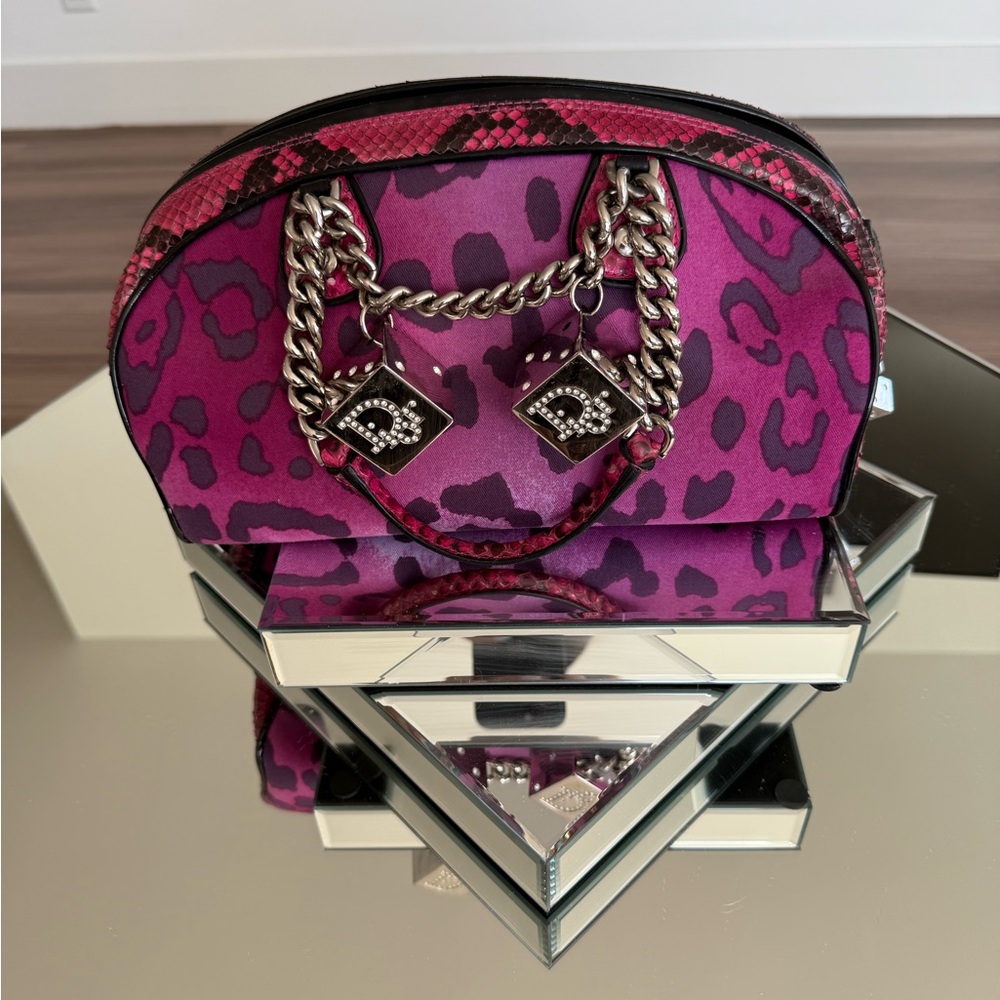 *RESERVED-Christine Ciannamea* Christian Dior *Limited Edition* Pink Leopard Bag
